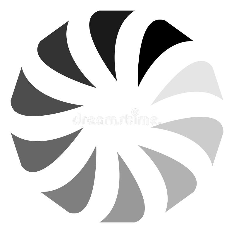 Circular shape gradient. Progress loader ui icon