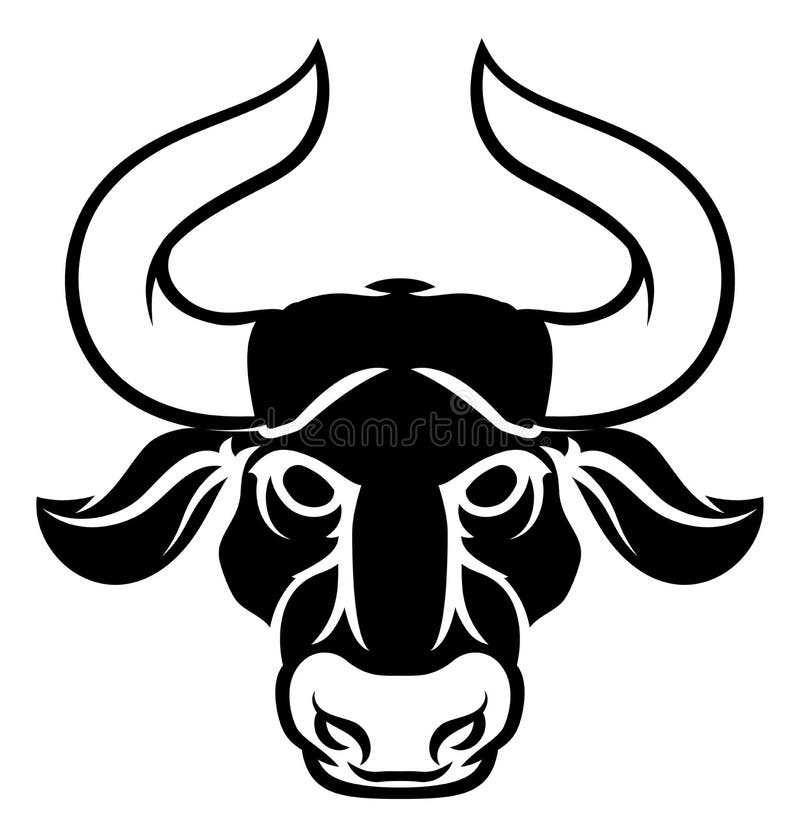 Taurus Bull stock illustration. Illustration of cosmic - 31803798