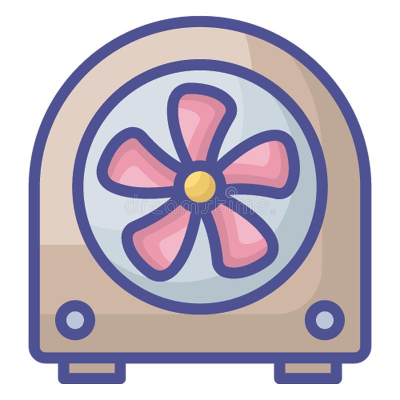 Circulate Air Isolated Vector Icon Fully Editable Stock Illustration