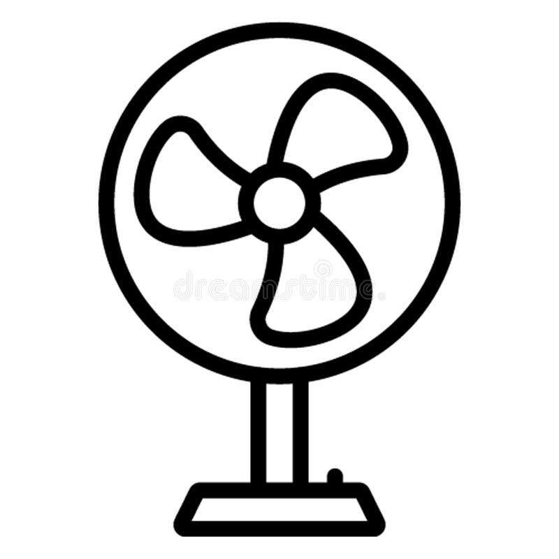 Circulate Air Isolated Vector Icon Fully Editable Stock Vector