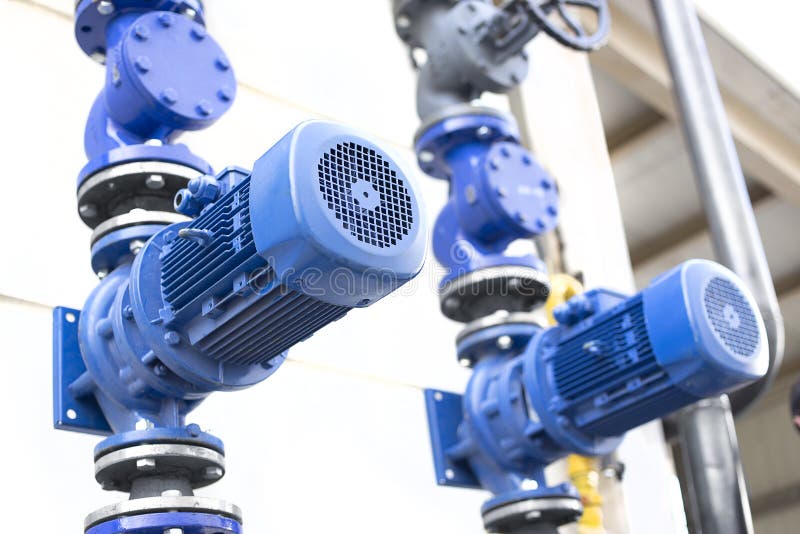 Circulation Pumps on the White Background royalty free stock photography