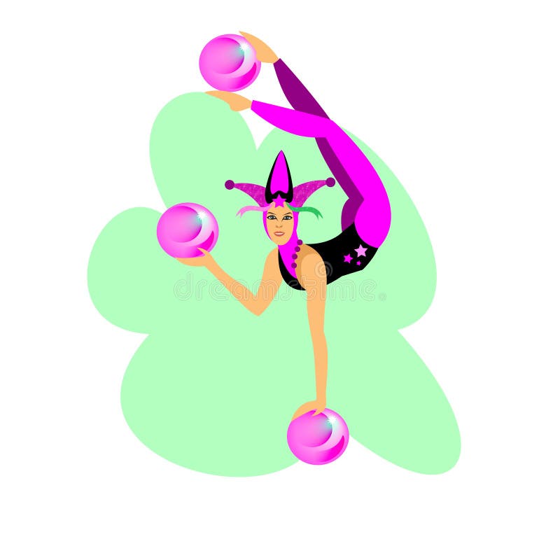 Circus Acrobat Stock Illustrations – 4,316 Circus Acrobat Stock  Illustrations, Vectors & Clipart - Dreamstime