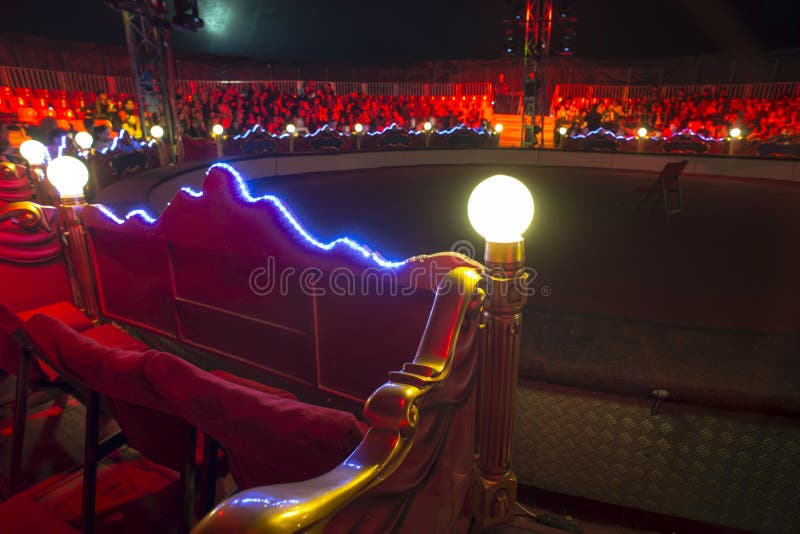 Circus arena interior royalty free stock images