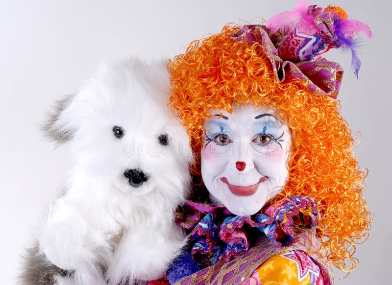 Circus clown stock image