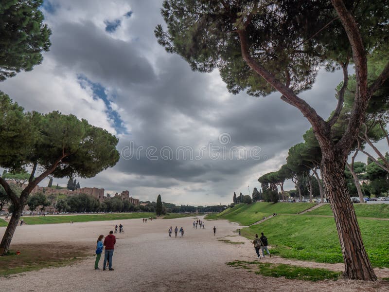 Circus Maximus in Rom, Italien stockfotografie