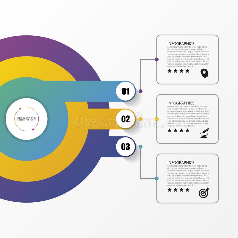 Cirkel Infographics Malplaatje voor diagram Vector illustratie vector illustratie Cirkel Infographics Malplaatje voor diagram Vector illustratie vector illustratie