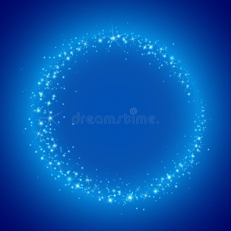 Cirkel van sterren stock illustratie Cirkel van sterren stock illustratie