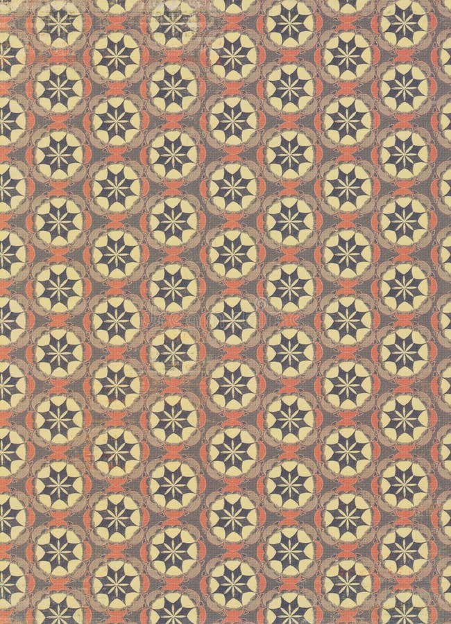 A vintage circles pattern in soft shades of brown and cream. A vintage circles pattern in soft shades of brown and cream.