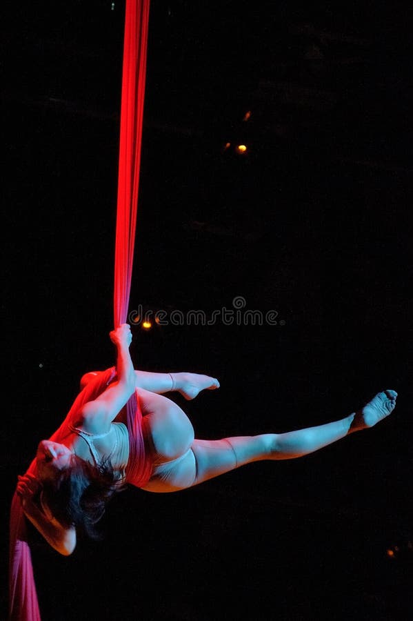 Sacramento, CA - May 11: Artists perform at Cirque du Soleil's show 'Quidam' on May 11, 2011in Sacramento California