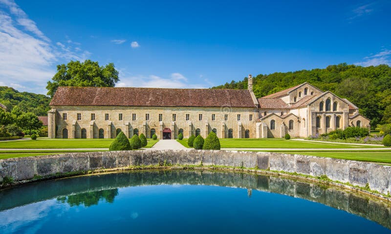 Cistercian Abtei von Fontenay, Burgunder, Frankreich