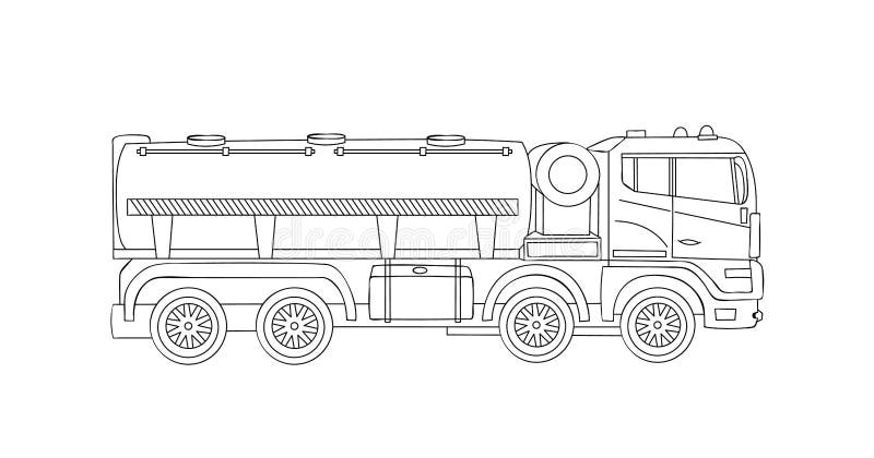 Tanker Truck Vector Art & Graphics | freevector.com
