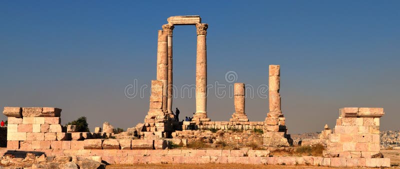 Hercules temple in Amman,Jordan. Hercules temple in Amman,Jordan