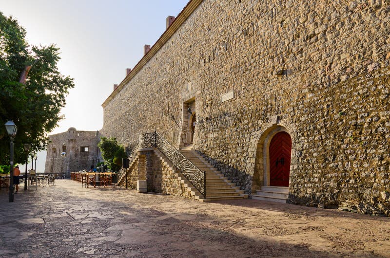 Citadel in the Old Town of Budva, Montenegro Editorial Stock Photo ...