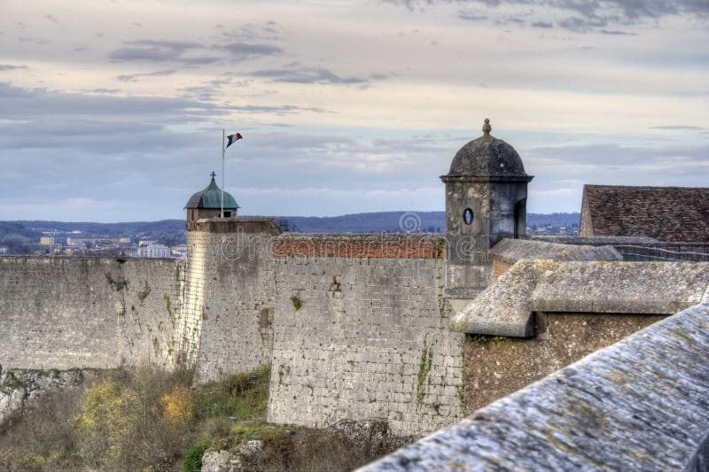 Citadelle de Besancon fotografia de stock Citadelle de Besancon fotografia de stock