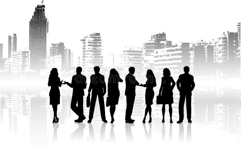 Citadins illustration stock Citadins illustration stock