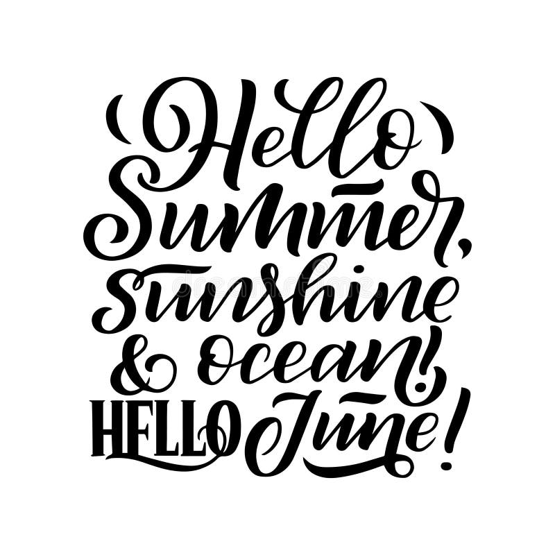 Citation Au Sujet De Juin Banniere D Ete Affiche De Typographie Avec Le Soleil Et Le Lettrage Conception Ensoleillee Pour La Par Illustration Stock Illustration Du Saison Illustration