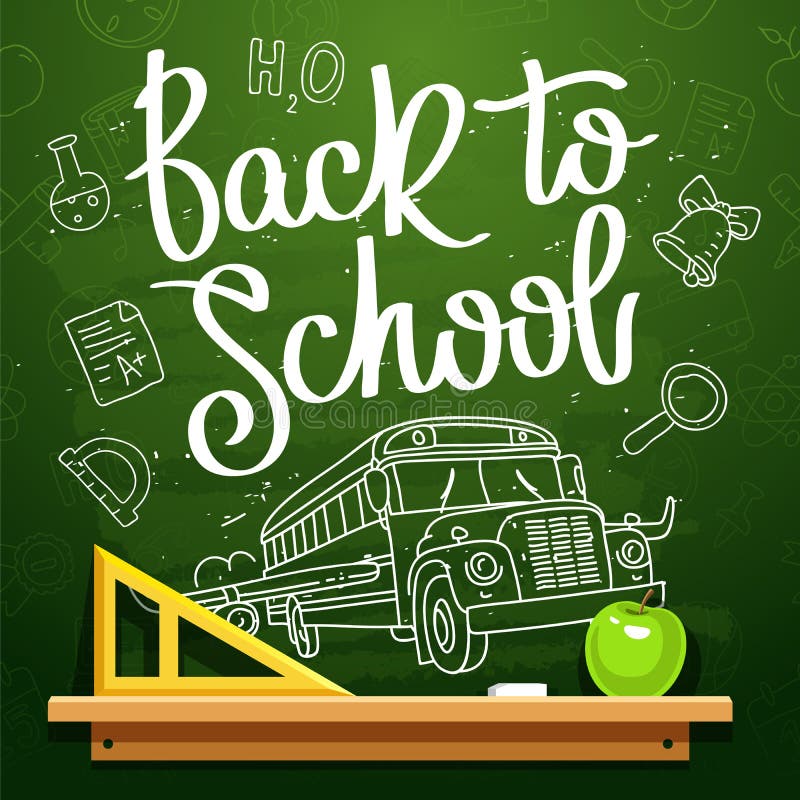 Citation De Nouveau A L Ecole Illustration De Vecteur Illustration Du Cerveau Rapporteur