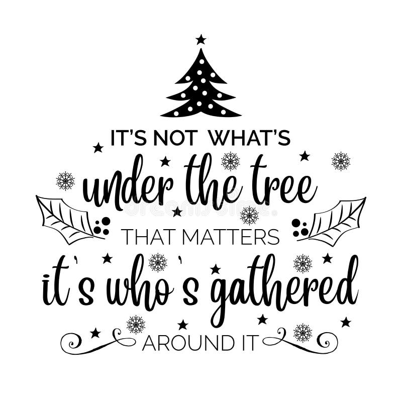 Citation inspirée de Noël illustration stock Citation inspirée de Noël illustration stock