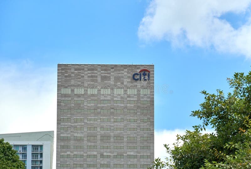 Citibank-Wolkenkratzer in Miami, stockbilder Citibank-Wolkenkratzer in Miami, stockbilder