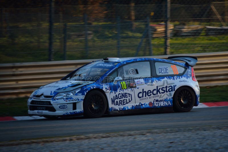 Citroën‎ C4 WRC World Rally Car at Monza Editorial Stock Image - Image ...