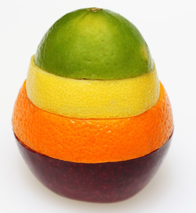 Citrus and Apple Combination Stock Photo Image of sliced, vitamin