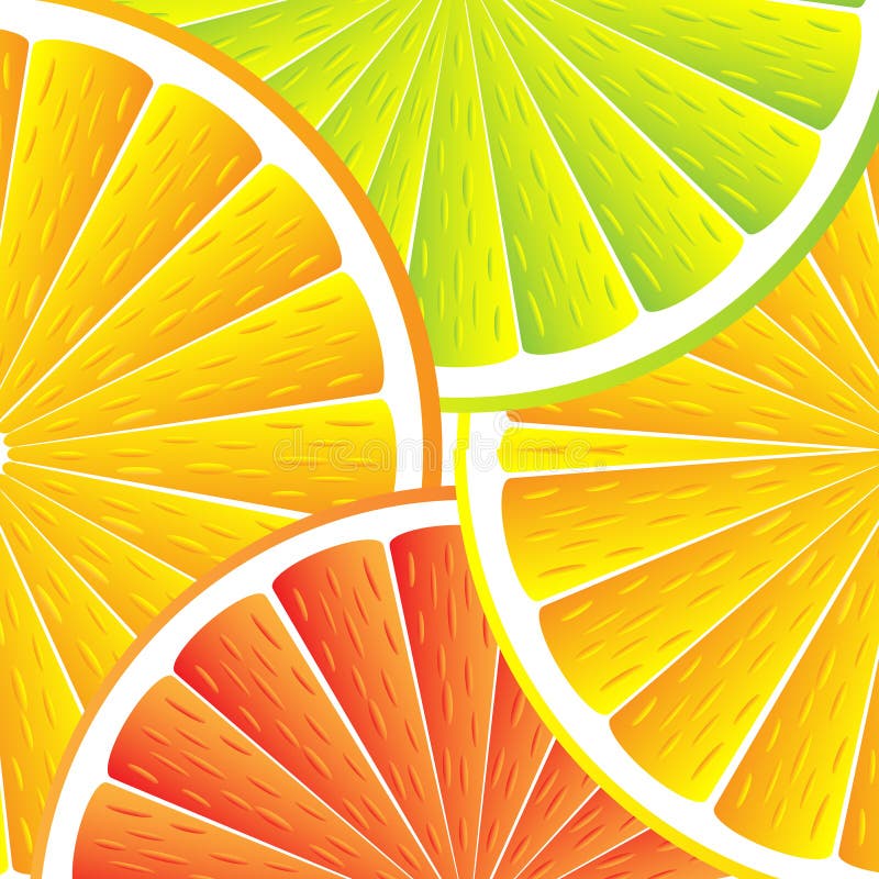 Citrus fruit background