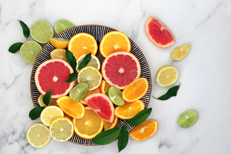 Immune Boosting Citrus Fruit Health Food