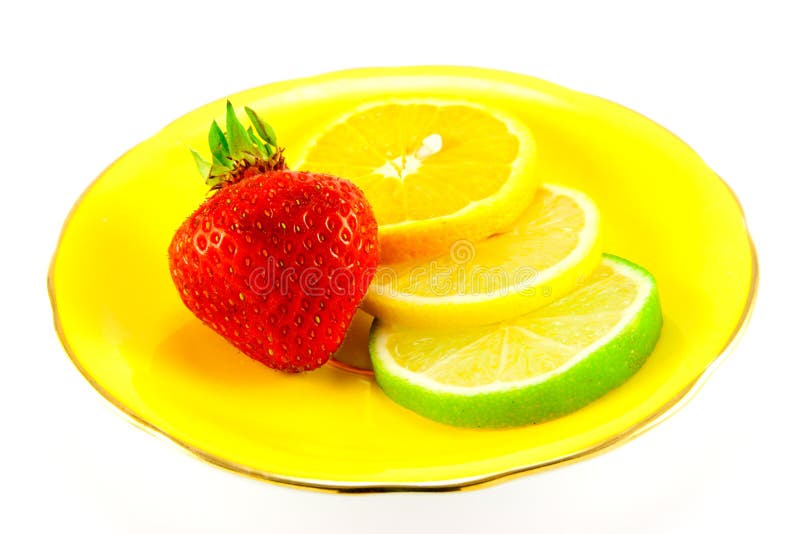Citrus Fruit and Strawberry