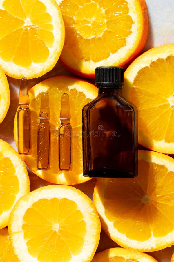 Citrus fruit vitamin c serum oil beauty care