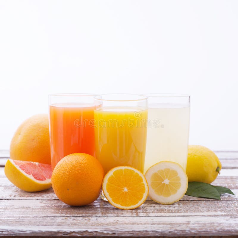 Citrus fruits juice macro royalty free stock image