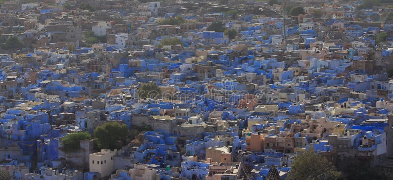 Città blu Jodhpur fotografia stock Città blu Jodhpur fotografia stock
