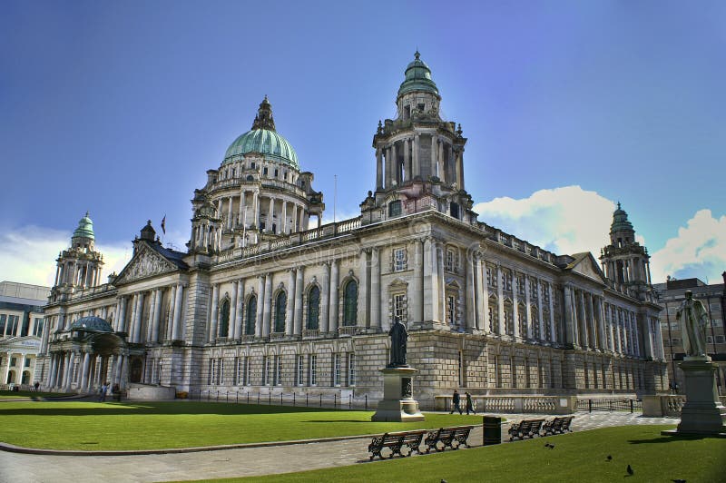 Città corridoio, Belfast Irlanda del Nord fotografia stock libera da diritti Città corridoio, Belfast Irlanda del Nord fotografia stock libera da diritti