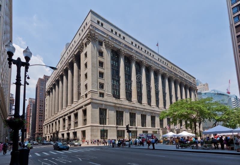 Città corridoio del Chicago e costruzione della contea immagine stock libera da diritti