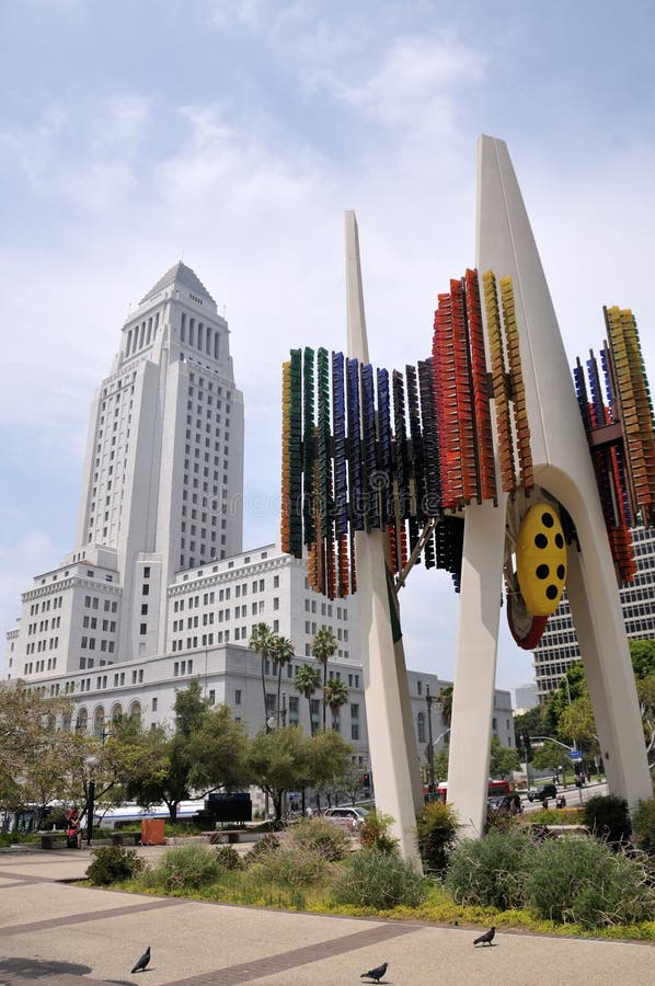 Città corridoio Los Angeles del centro di Los Angeles fotografia stock