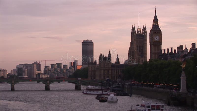 Città di Londra che mostra Big Ben