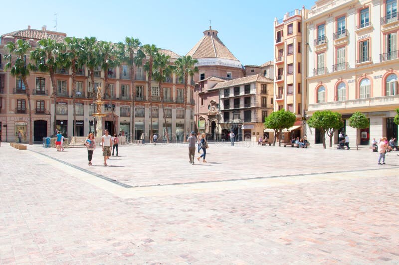 Città di Malaga, Spagna fotografia stock Città di Malaga, Spagna fotografia stock