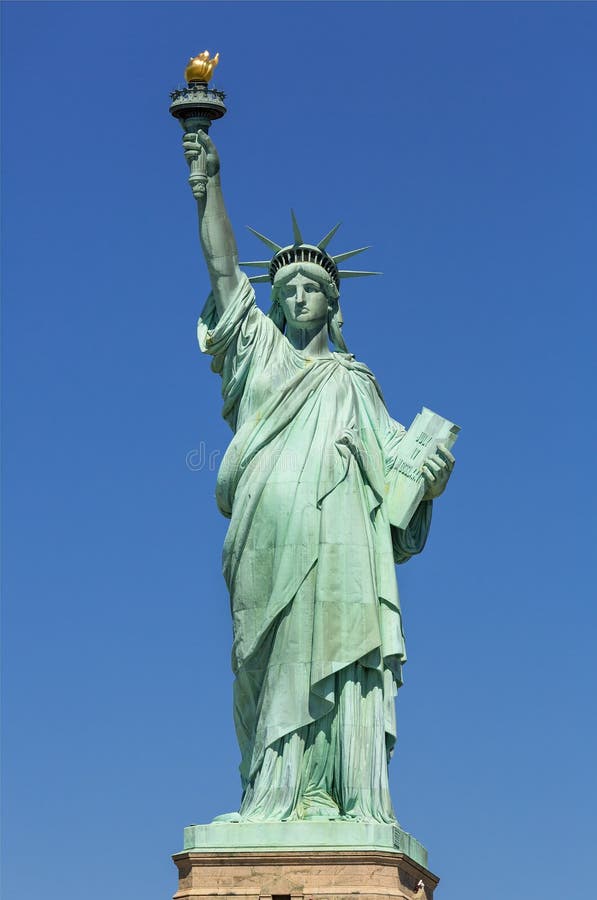 Città di New York, statua della Libertà fotografie stock libere da diritti Città di New York, statua della Libertà fotografie stock libere da diritti