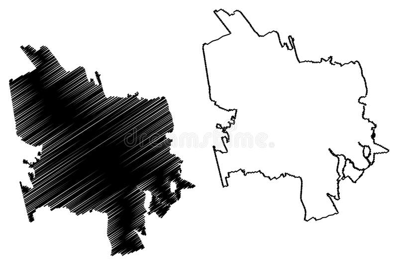 Tambov City Russian Federation, Russia map vector illustration, scribble sketch City of Tambov map,. Tambov City Russian Federation, Russia map vector illustration, scribble sketch City of Tambov map,