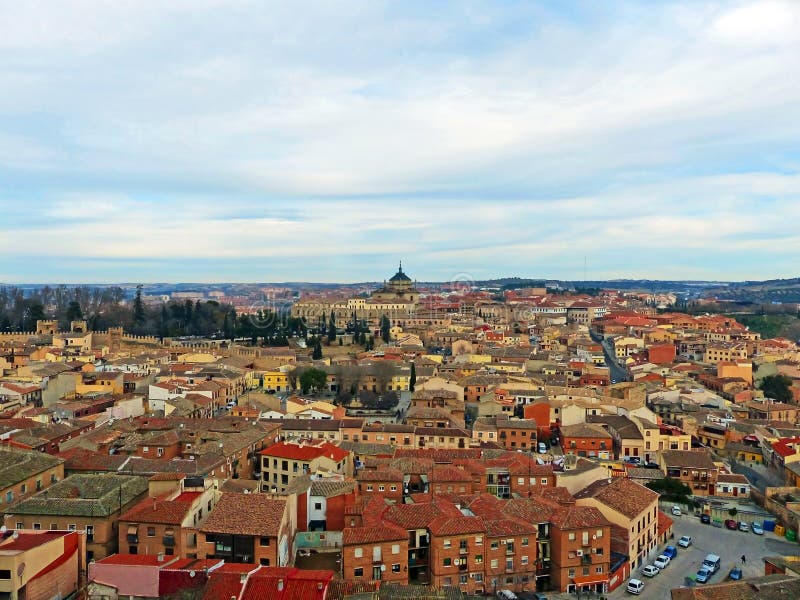 Città di Toledo in autunno fotografie stock libere da diritti Città di Toledo in autunno fotografie stock libere da diritti