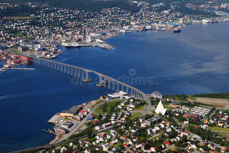 Città di Tromso immagine stock libera da diritti Città di Tromso immagine stock libera da diritti