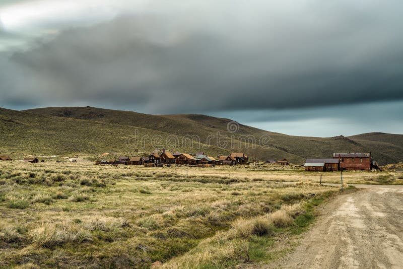 Città fantasma di Bodie in California immagini stock Città fantasma di Bodie in California immagini stock