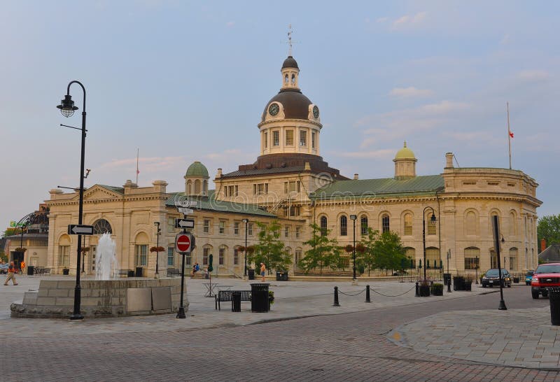 Città Hall Kingston Ontario Canada immagini stock libere da diritti