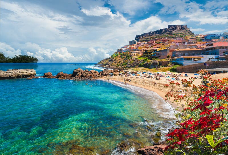 Città medievale di Castelsardo, provincia di Sassari, Sardegna, Italia immagini stock Città medievale di Castelsardo, provincia di Sassari, Sardegna, Italia immagini stock