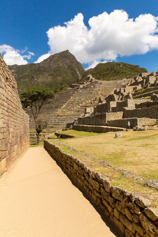 Città misteriosa - Machu Picchu, Perù, Sudamerica Le rovine inche fotografia stock libera da diritti Città misteriosa - Machu Picchu, Perù, Sudamerica Le rovine inche fotografia stock libera da diritti