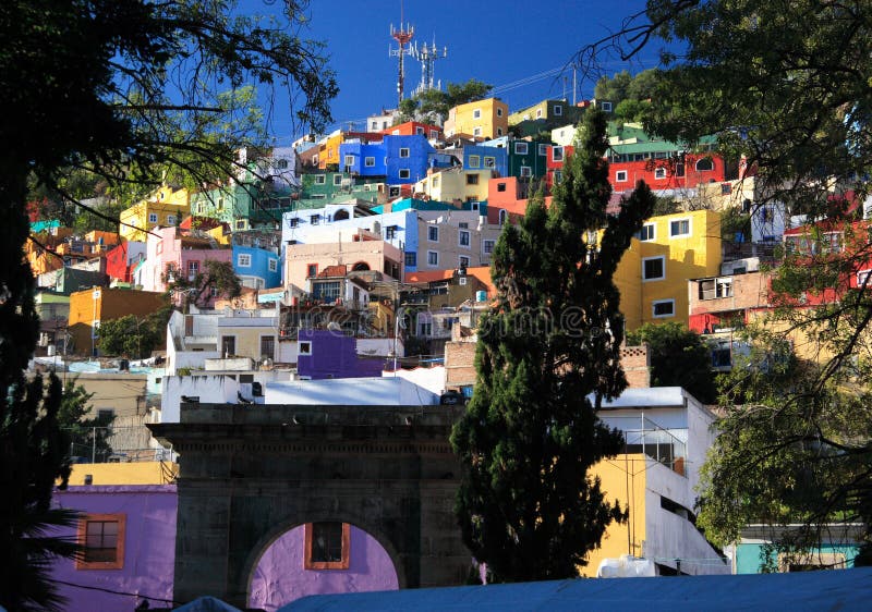 Città storica di Guanajuato, Messico immagini stock libere da diritti Città storica di Guanajuato, Messico immagini stock libere da diritti