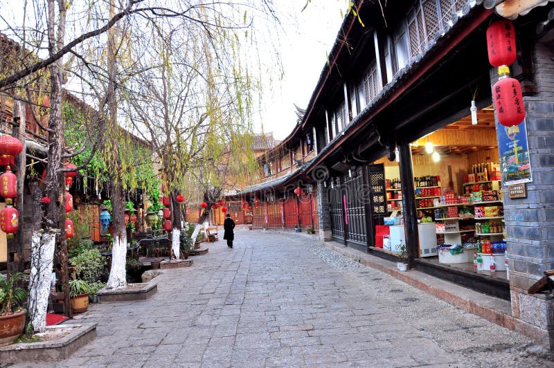 Città Vecchia di Lijiang fotografie stock Città Vecchia di Lijiang fotografie stock