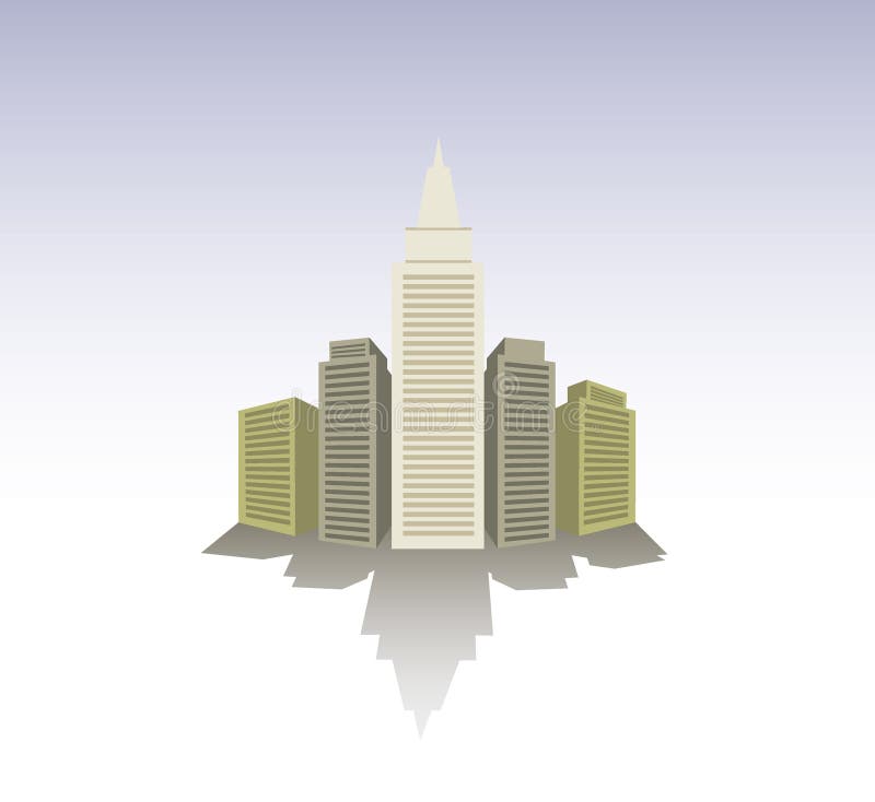 City_artboard stock illustration