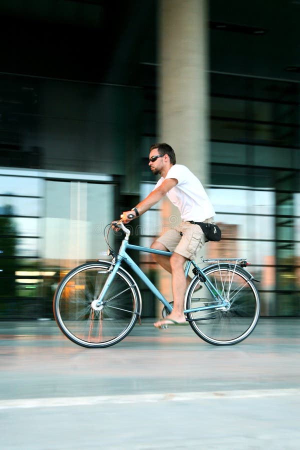 City biking stock photo. Image of driving, bicyclist - 20765286