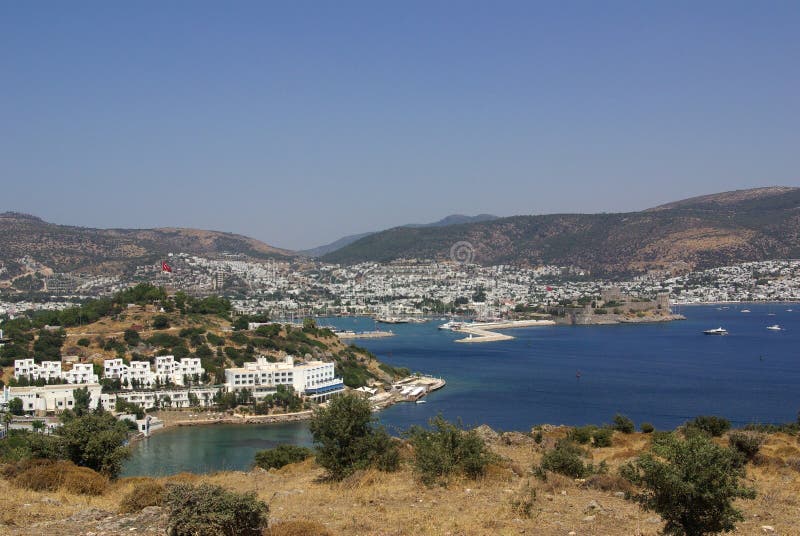 The city of Bodrum, Turkey stock image. Image of place 27814847