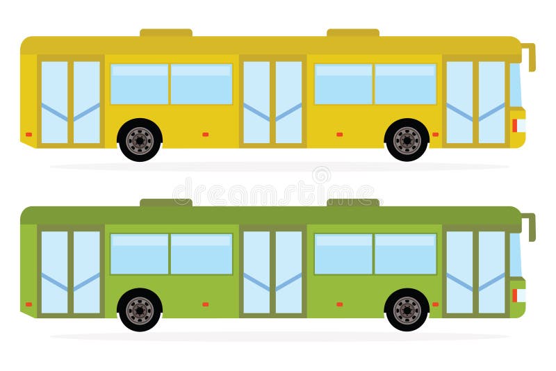 City bus stock illustration